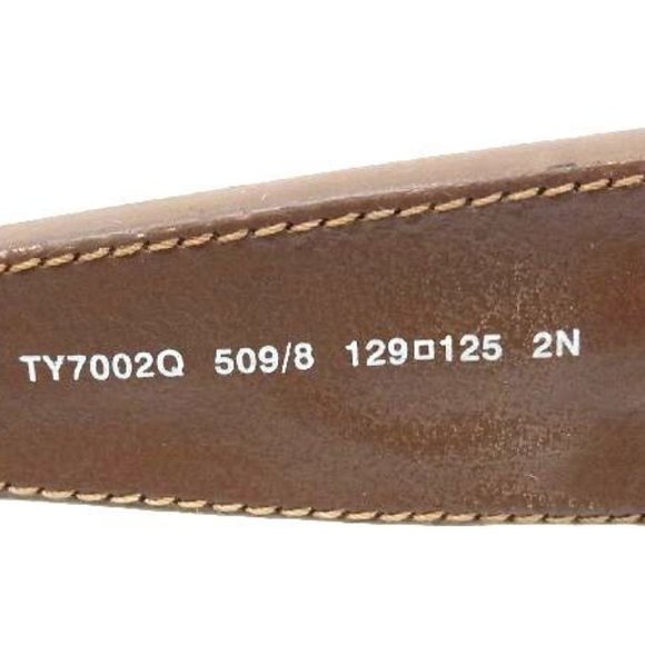 Tory Burch TY700 2Q (Tory Burch brown leather wraparound sunglasses TY7002Q)